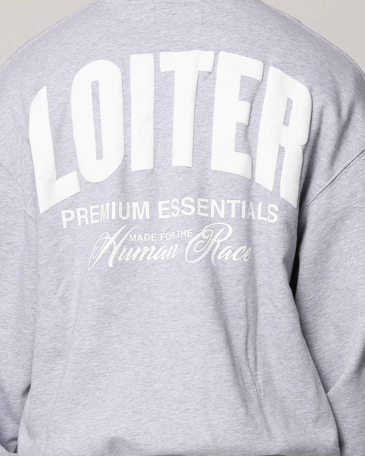 Loiter Essential Spire Crewneck Grey Marle sold by Culture Kings product image thumbnail 4