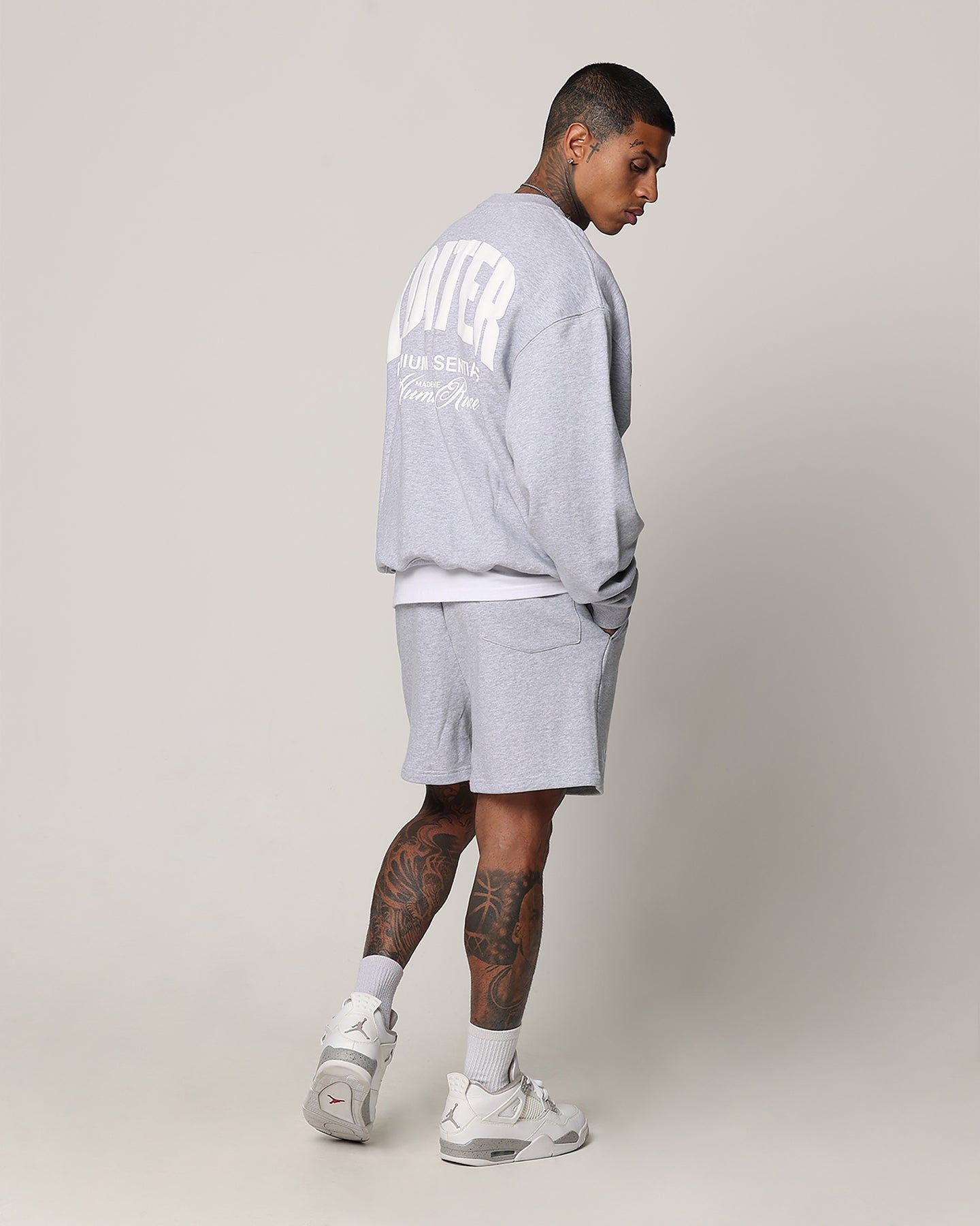 Loiter Essential Spire Crewneck Grey Marle sold by Culture Kings product image thumbnail 3