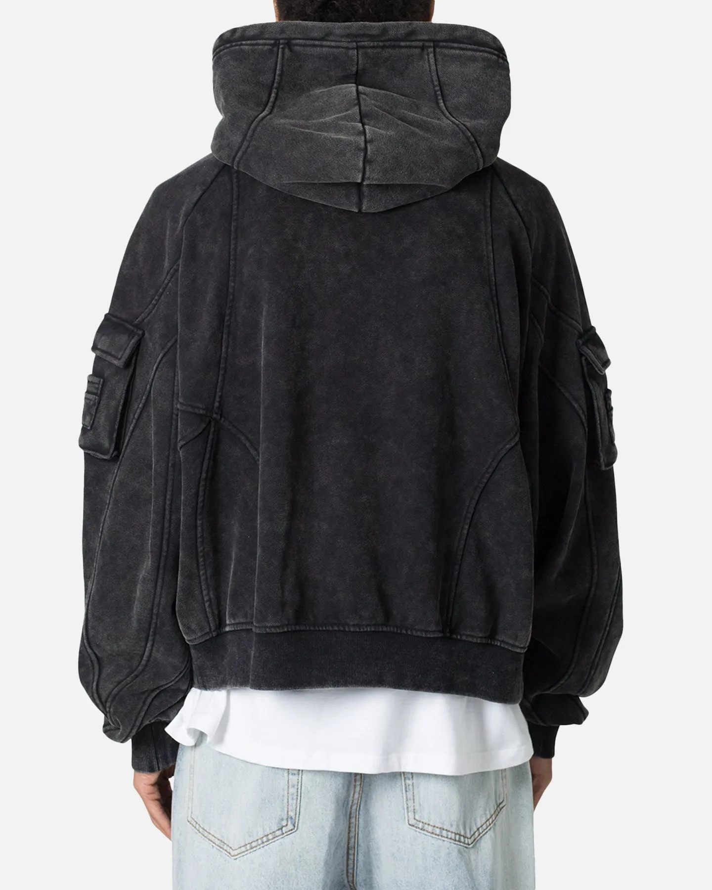 MNML Pocket Hoodie Charcoal Grey sold by Culture Kings product image thumbnail 4