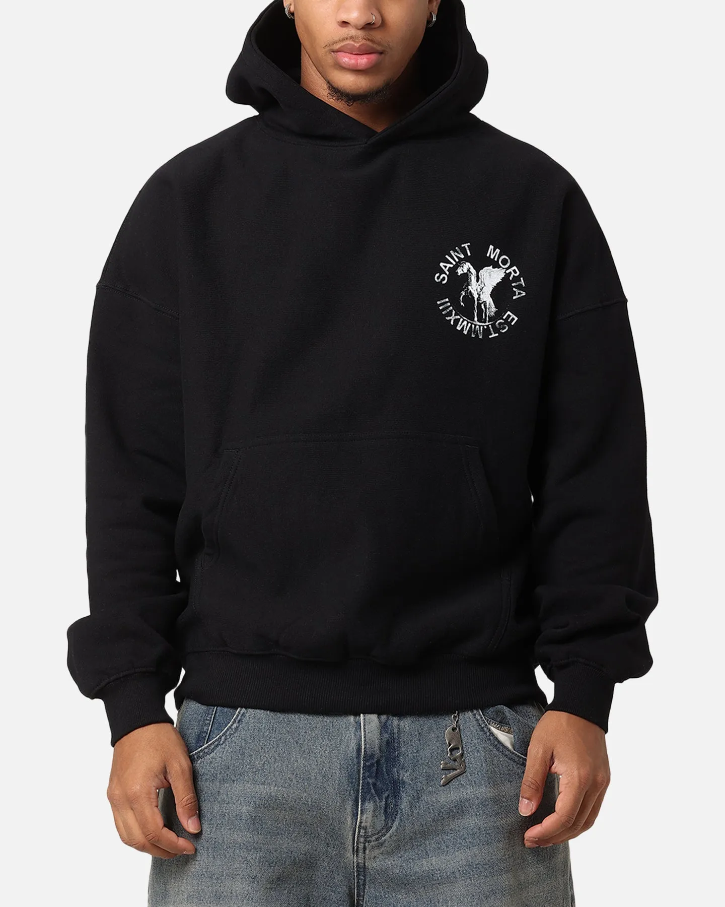 Saint Morta Pegasus Premium Hoodie Black sold by Culture Kings product image thumbnail 2