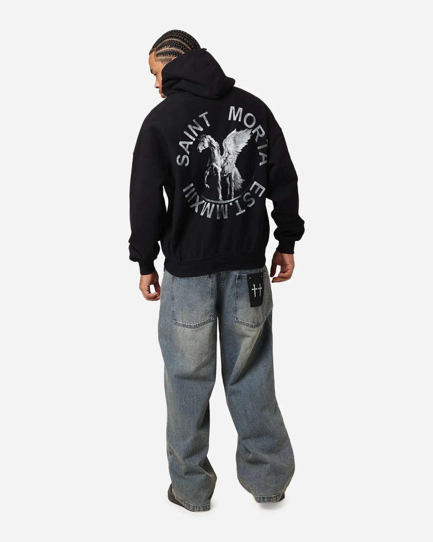 Saint Morta Pegasus Premium Hoodie Black sold by Culture Kings product image thumbnail 3