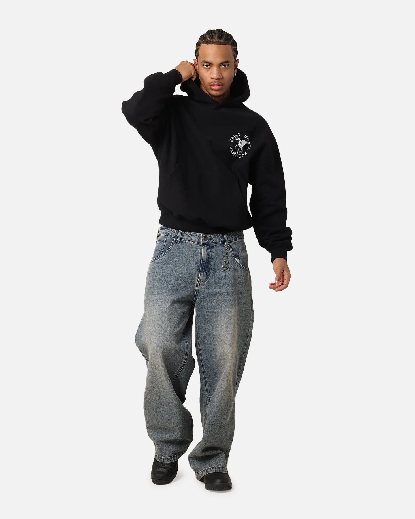 Saint Morta Pegasus Premium Hoodie Black sold by Culture Kings product image thumbnail 4