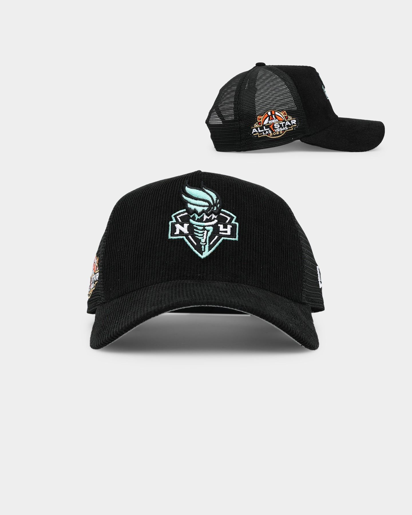 New Era Women's New York Liberty 'WNBA All Star' 9FORTY A-Frame Trucker Snapback Black sold by Culture Kings