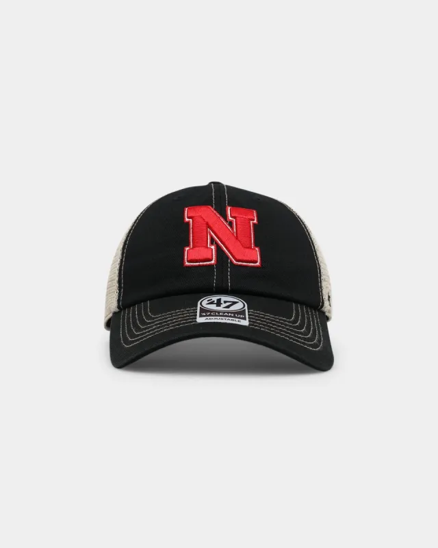47 Brand Nebraska Cornhuskers Trawler '47 Clean Up Strapback Black sold by Culture Kings
