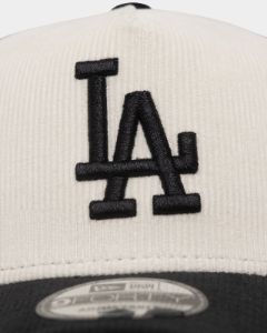 New Era Los Angeles Dodgers '2-Tone Corduroy' Trucker Snapback Chrome/Black sold by Culture Kings