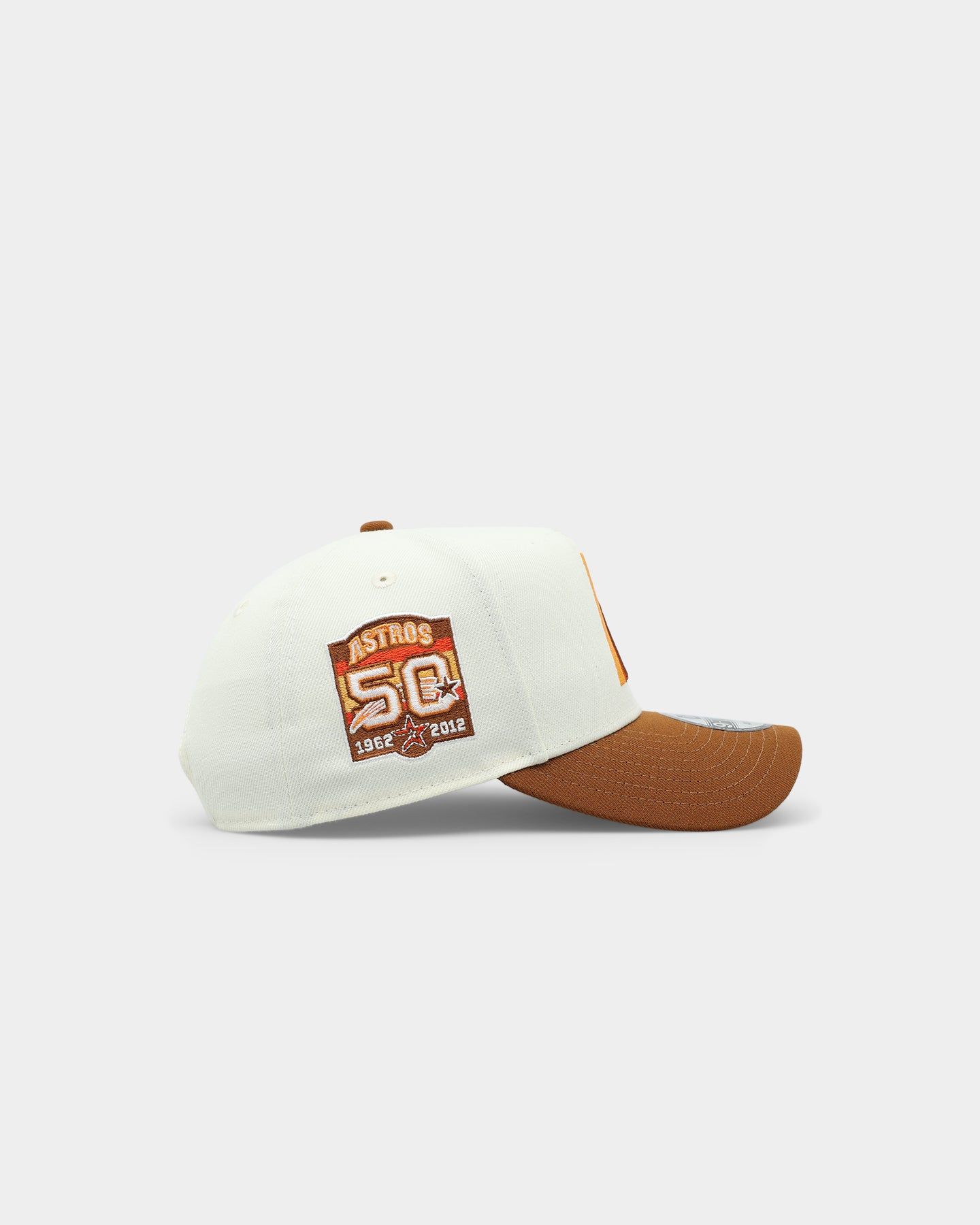 New Era Houston Astros 'Toasted Peanut' 2-Tone 9FORTY A-Frame Snapback White sold by Culture Kings product image thumbnail 3