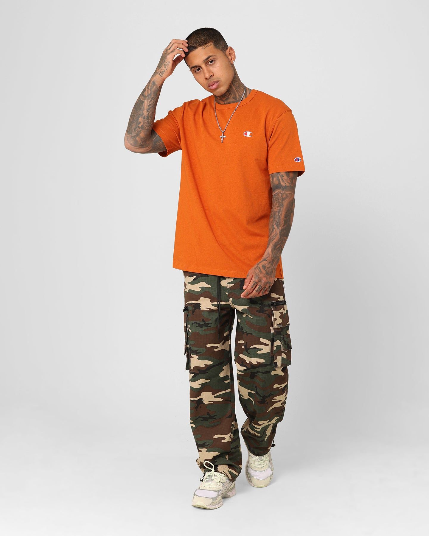 Champion Heritage Small C T-Shirt Cinnamon Haze sold by Culture Kings product image thumbnail 2