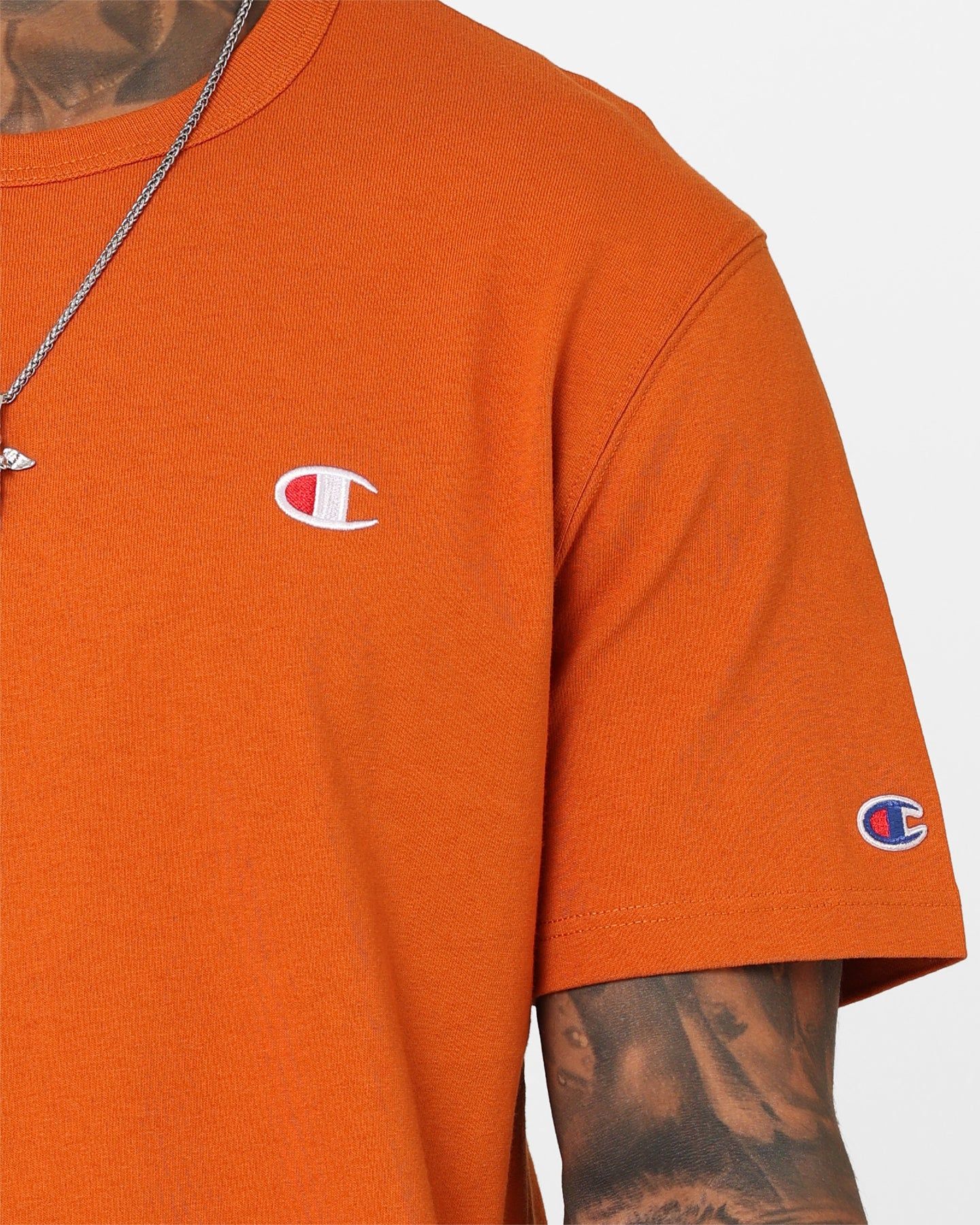 Champion Heritage Small C T-Shirt Cinnamon Haze sold by Culture Kings product image thumbnail 3
