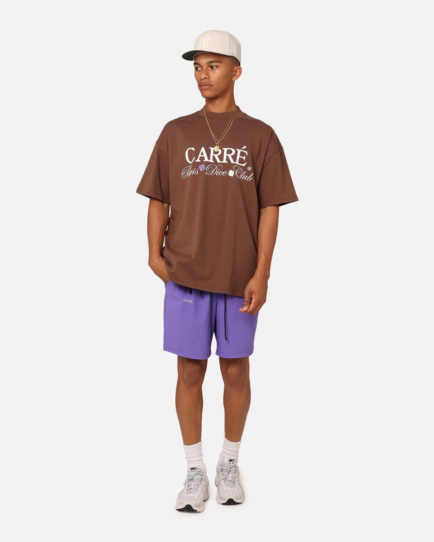 Carre Pace Nylon Shorts Purple sold by Culture Kings