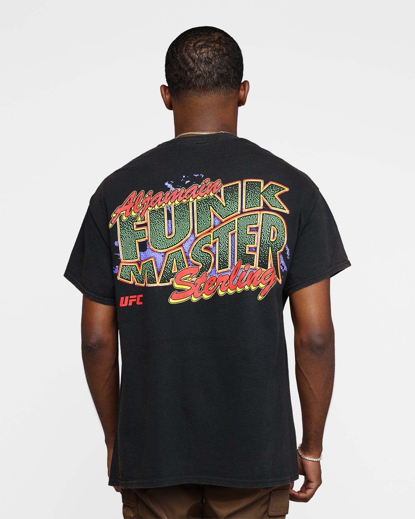 UFC By Goat Crew Aljamain Sterling Funk Master T-Shirt Black Wash sold by Culture Kings product image thumbnail 5