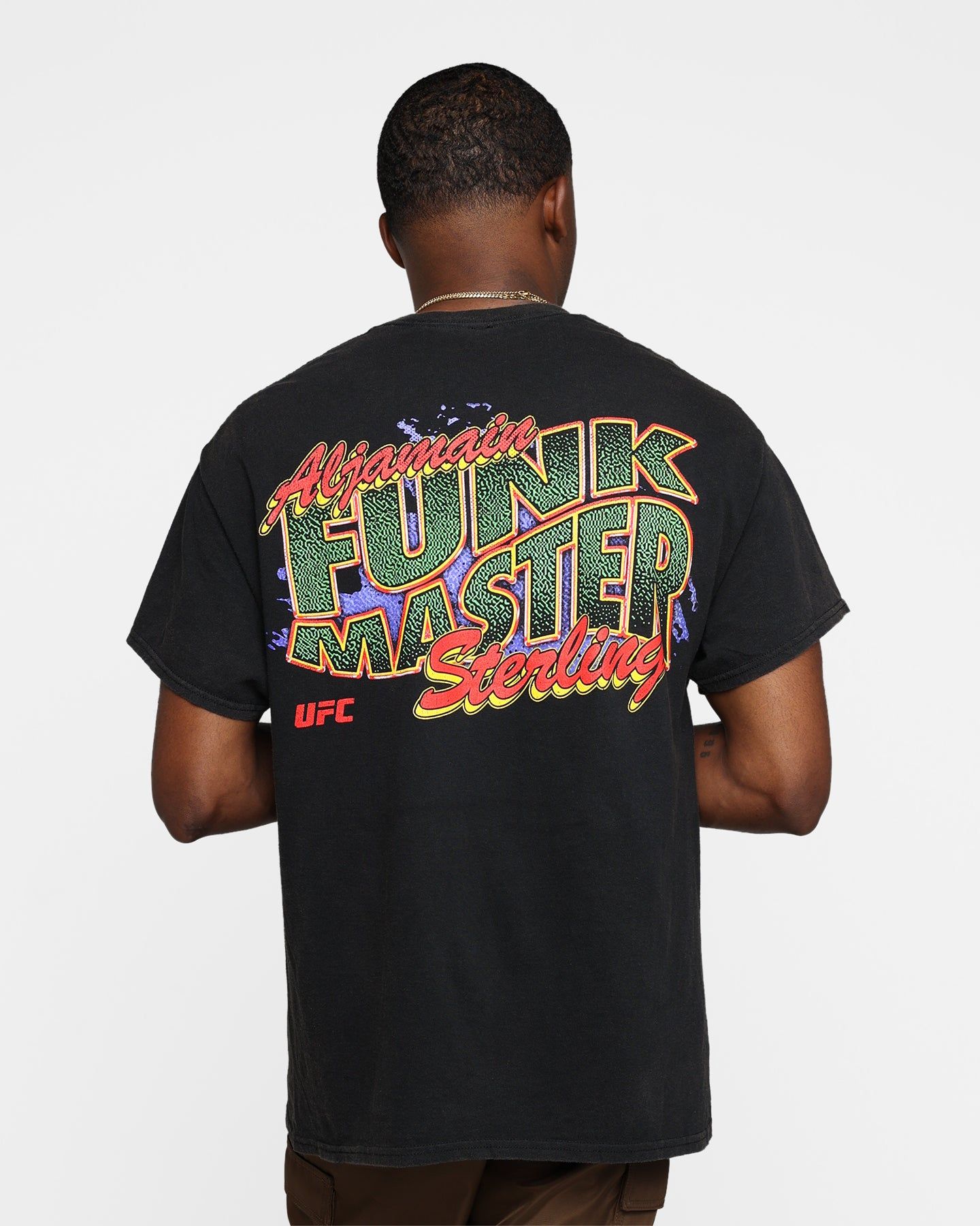UFC By Goat Crew Aljamain Sterling Funk Master T-Shirt Black Wash sold by Culture Kings product image thumbnail 2