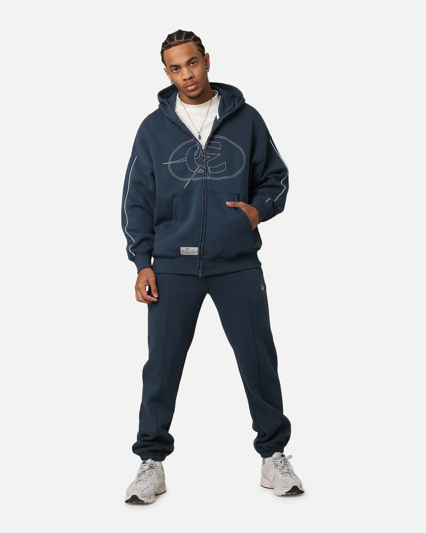 Carre C-Superstar Pipe Zip Hoodie Navy sold by Culture Kings product image thumbnail 2