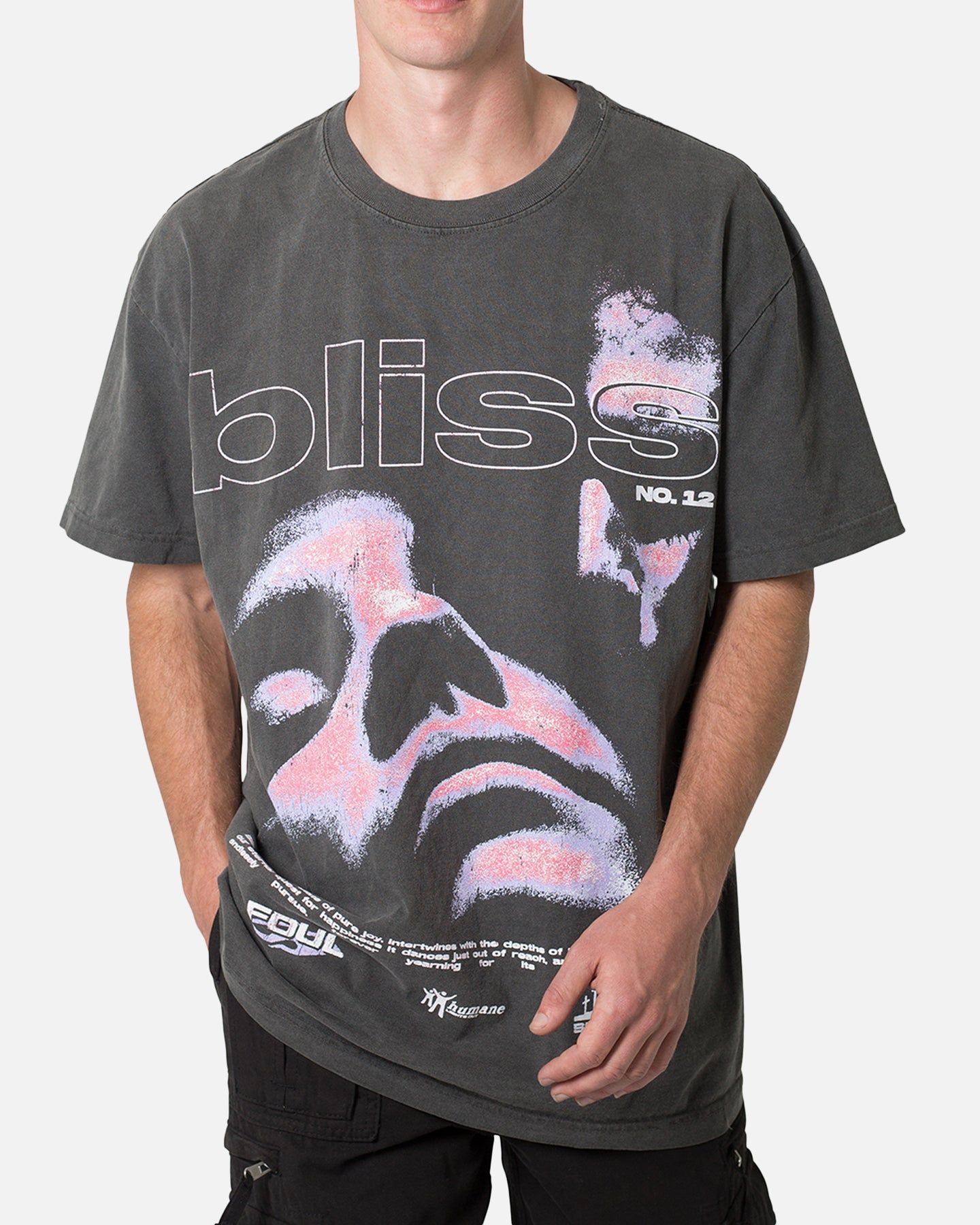 MNML Bliss T-Shirt Washed Black sold by Culture Kings product image thumbnail 5