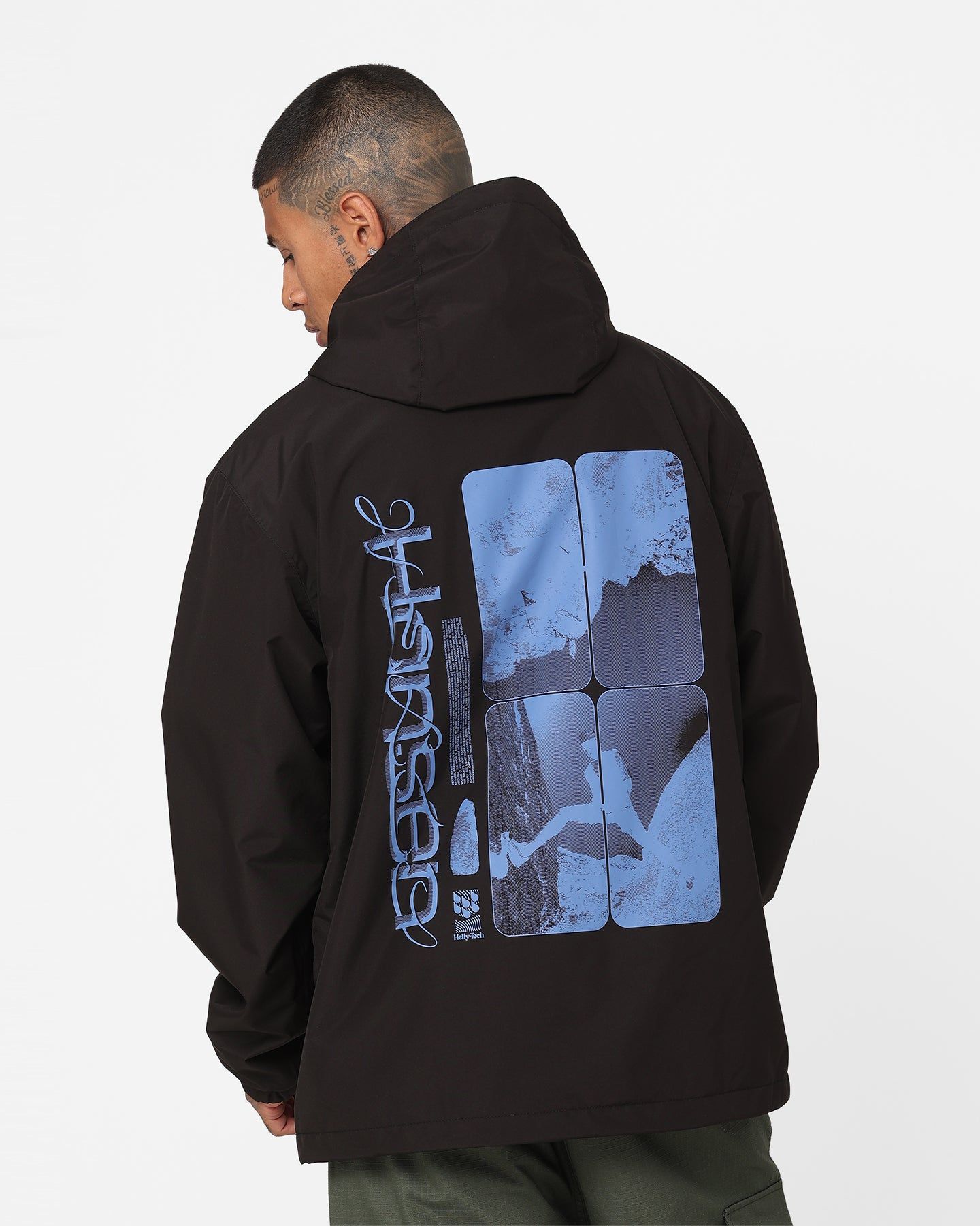 Helly Hansen X Even Suseg Play Oversized Rain Jacket 990 Black sold by Culture Kings product image thumbnail 2