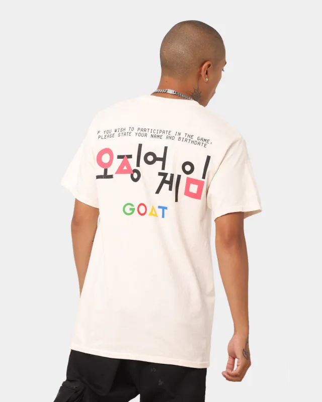 Goat Crew X Squid Game Number of Players Vintage T-Shirt Off White sold by Culture Kings