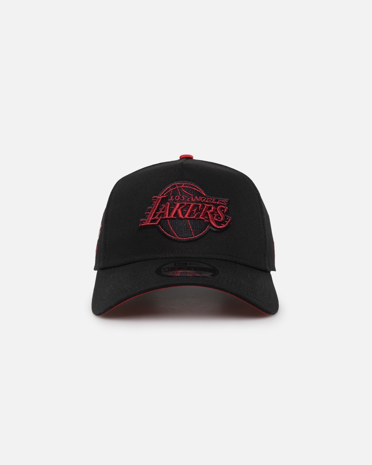 New Era Los Angeles Lakers 'Satin Scarlet' 9FORTY A-Frame Snapback Black/Scarlet sold by Culture Kings product image thumbnail 2
