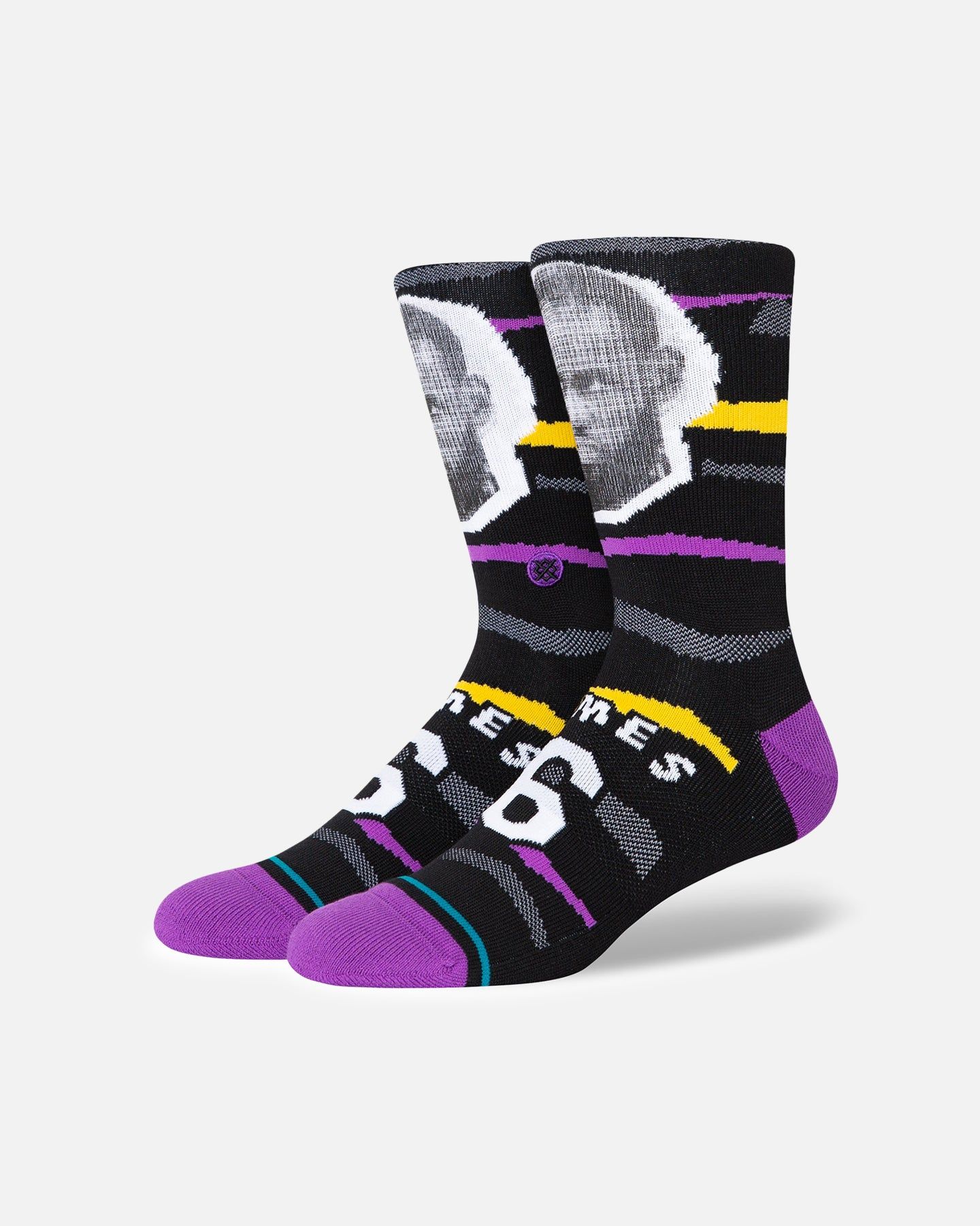 Stance Lebron James Faxed Lebron Socks Black sold by Culture Kings product image thumbnail 2