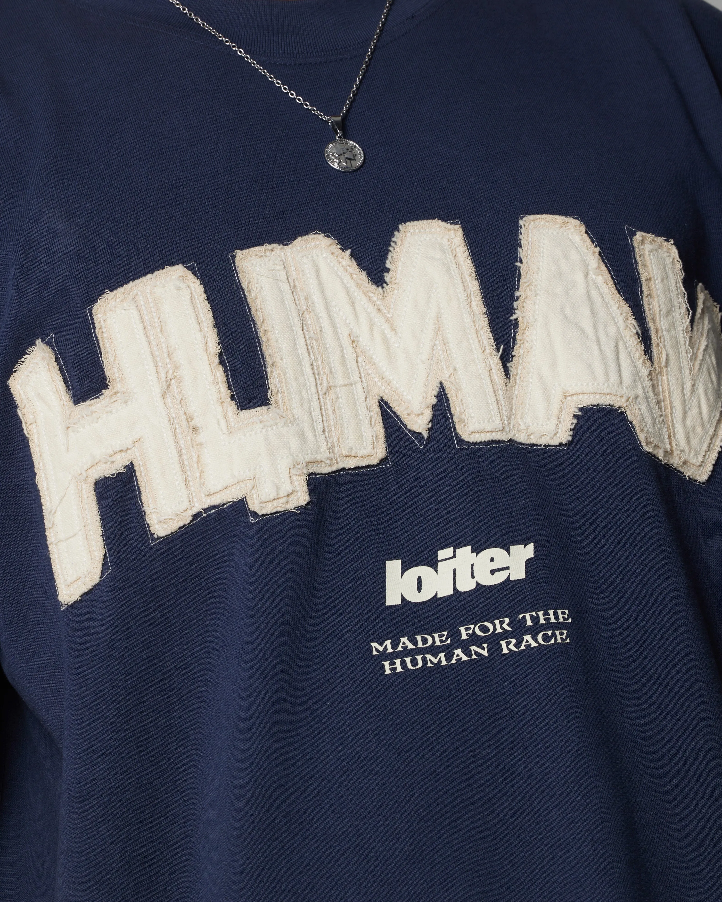 Loiter Human Box T-Shirt Blue sold by Culture Kings product image thumbnail 2