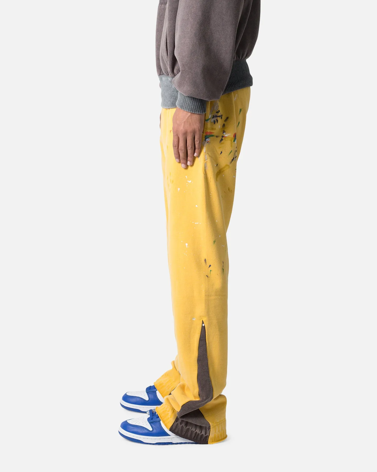 MNML Contrast Bootcut Sweatpants Yellow sold by Culture Kings product image thumbnail 3