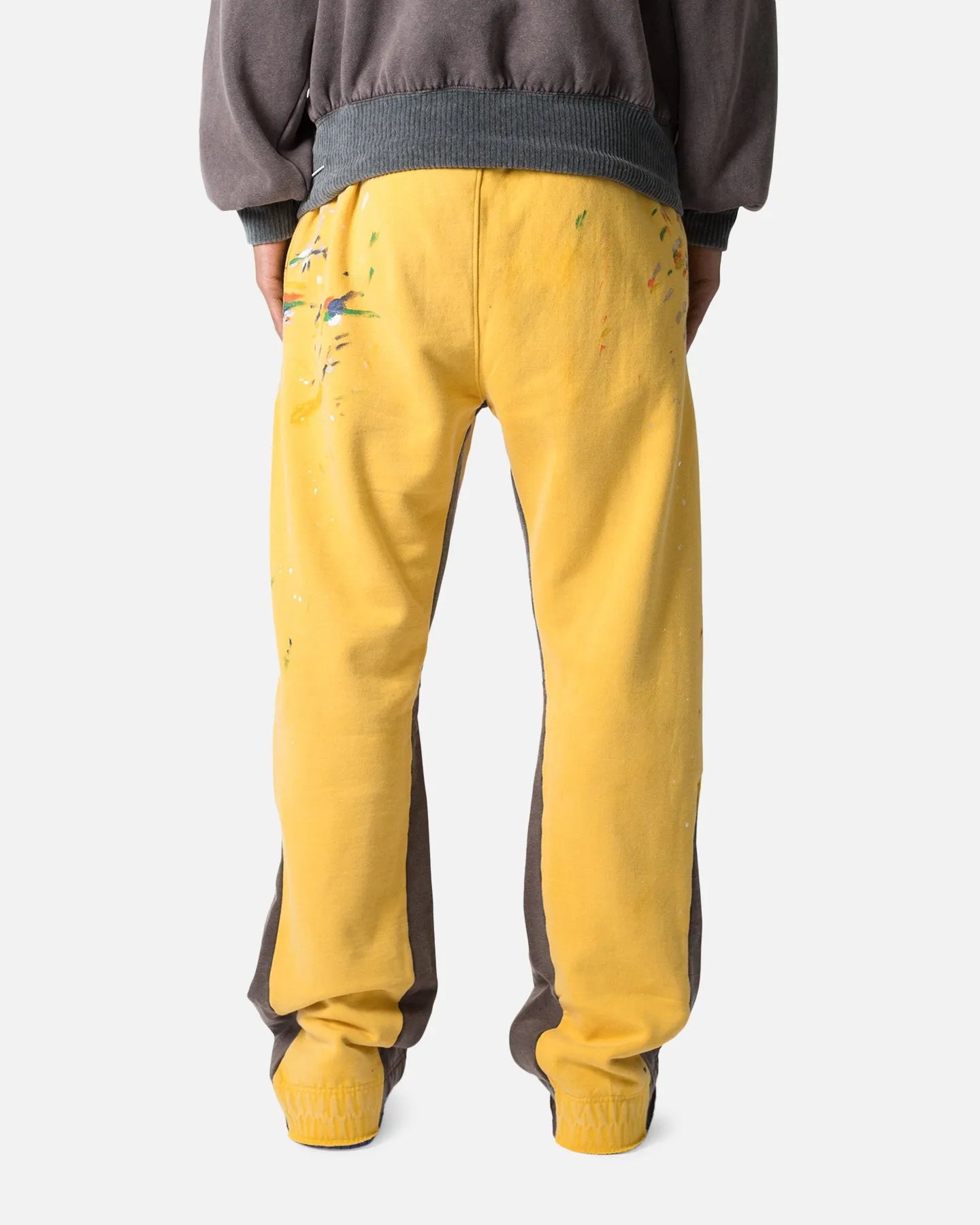 MNML Contrast Bootcut Sweatpants Yellow sold by Culture Kings product image thumbnail 4