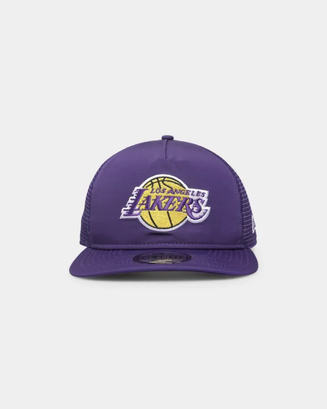 New Era Los Angeles Lakers 'OG Team Colour' Prolight Old Golfer Trucker Snapback OTC sold by Culture Kings
