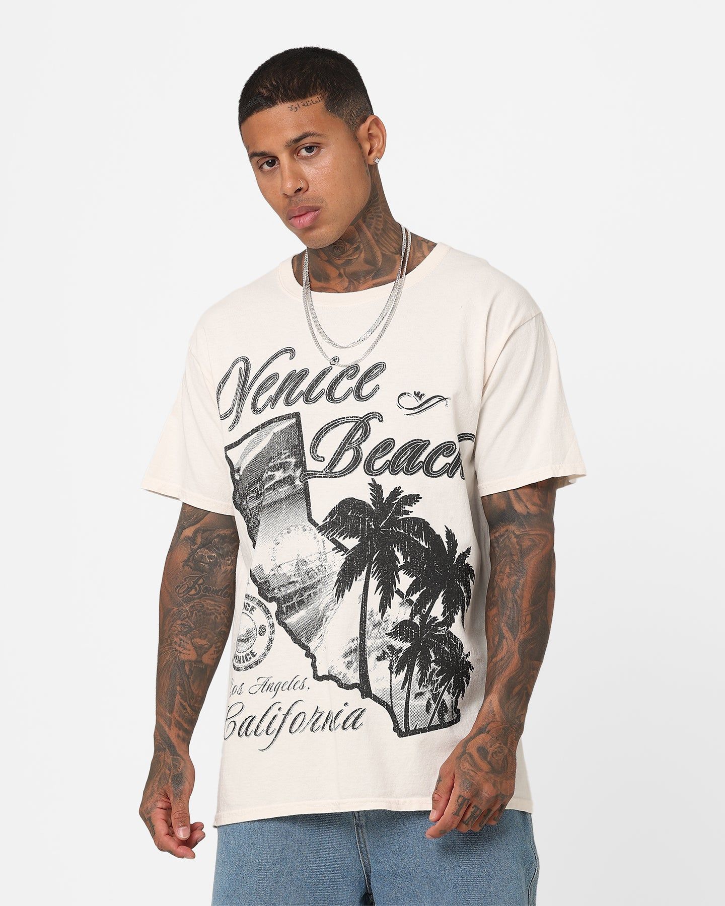 American Thrift Venice Beach Vintage T-Shirt Off White sold by Culture Kings