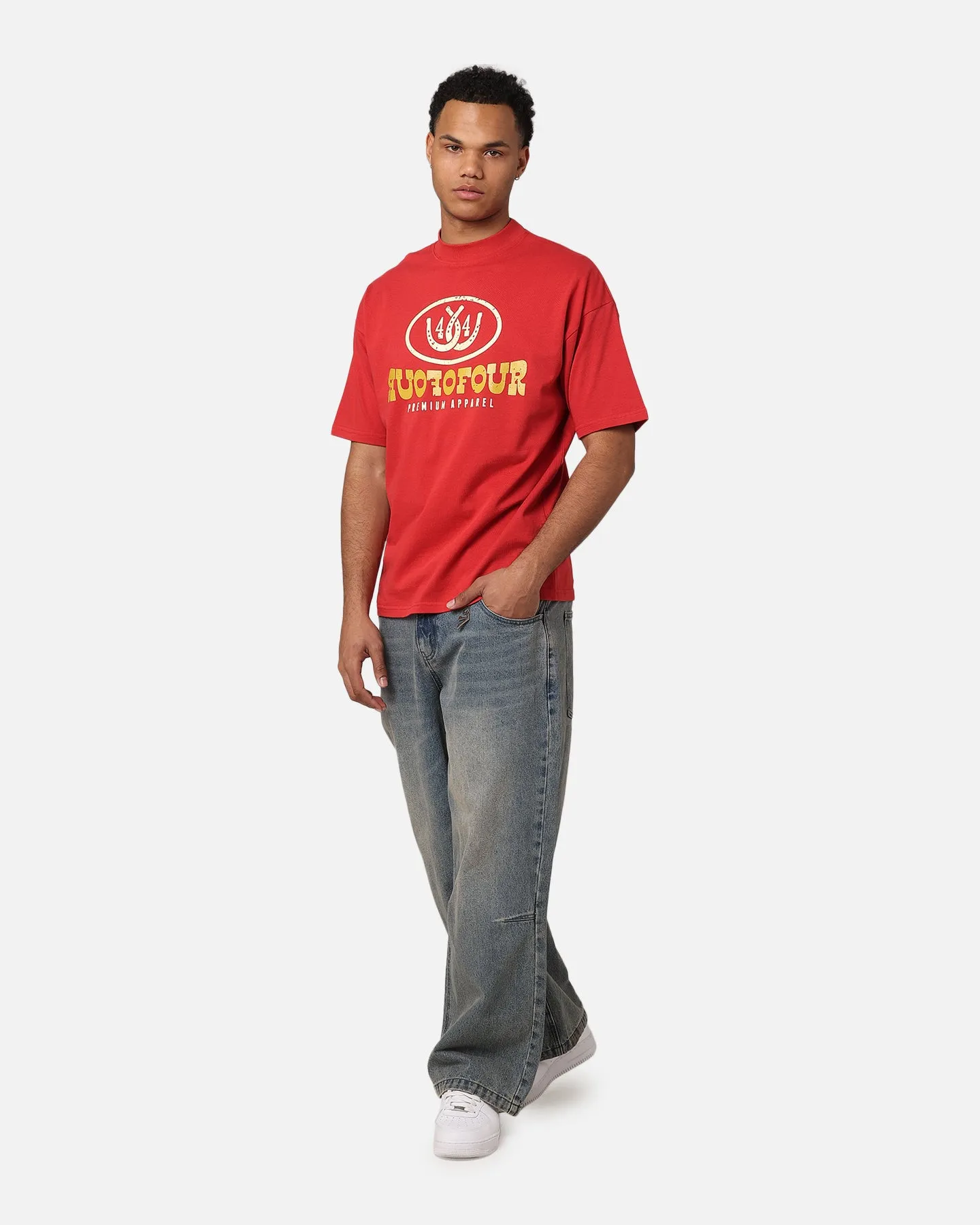 404 Horseshoe Horizon T-Shirt Red sold by Culture Kings product image thumbnail 2