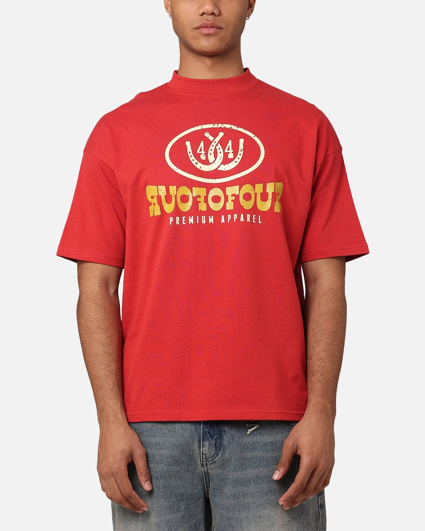 404 Horseshoe Horizon T-Shirt Red sold by Culture Kings