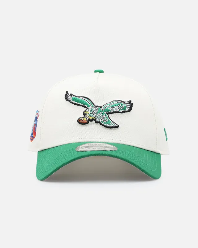 New Era Philadelphia Eagles 'NFL City Originals' 9FORTY A-Frame Snapback Chrome White/OTC sold by Culture Kings