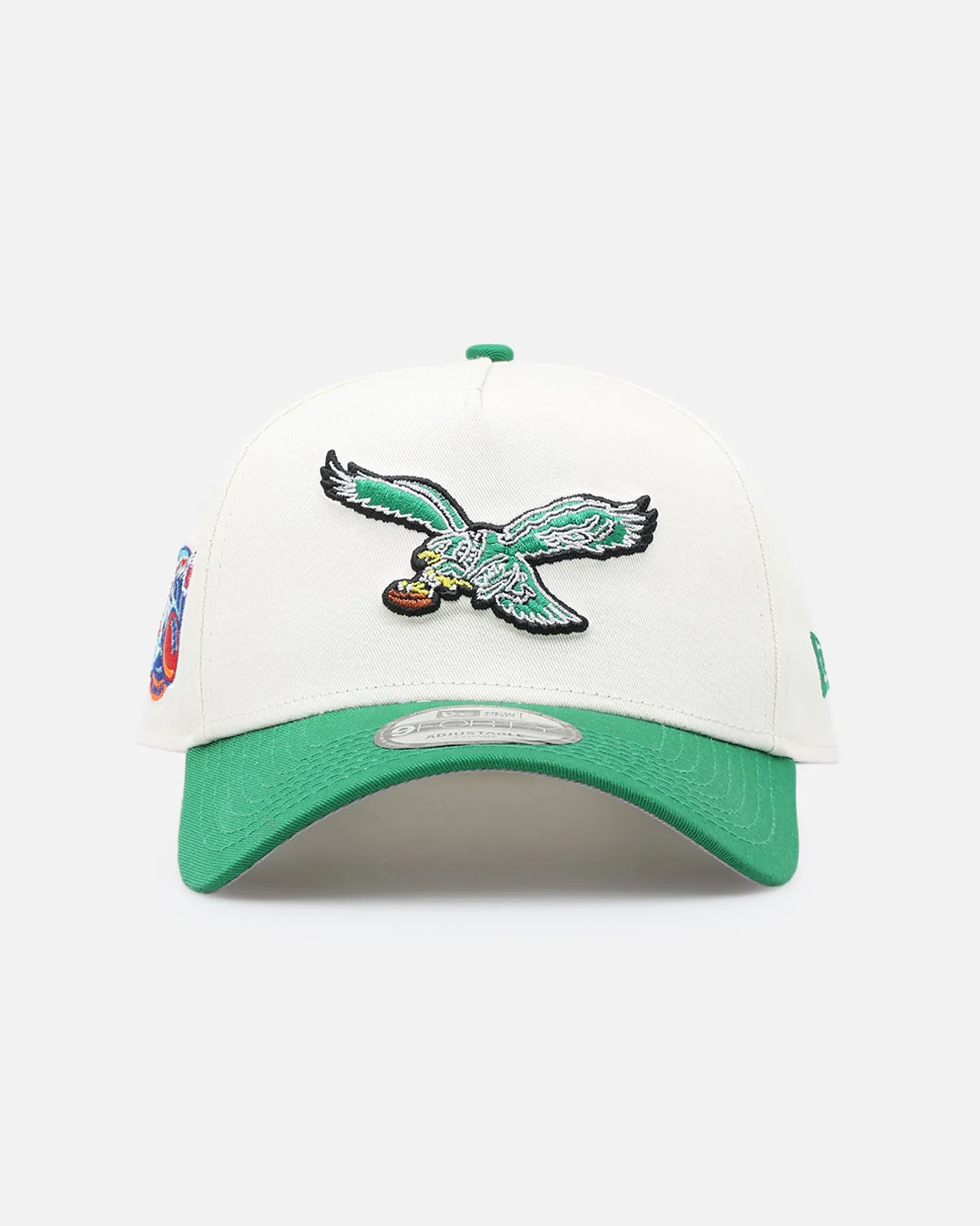 New Era Philadelphia Eagles 'NFL City Originals' 9FORTY A-Frame Snapback Chrome White/OTC sold by Culture Kings
