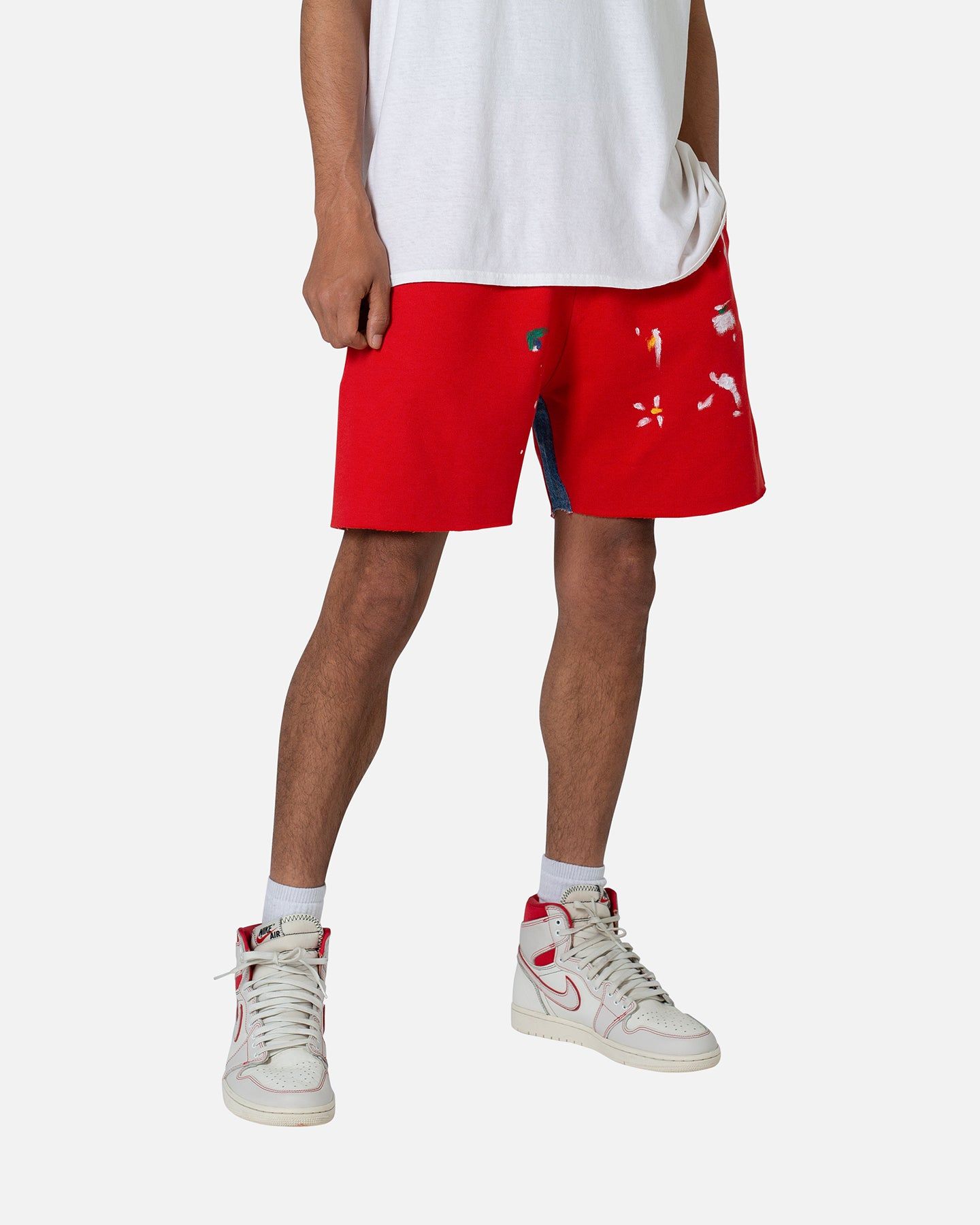 MNML Contrast Paneled Sweatshorts Red sold by Culture Kings product image thumbnail 5