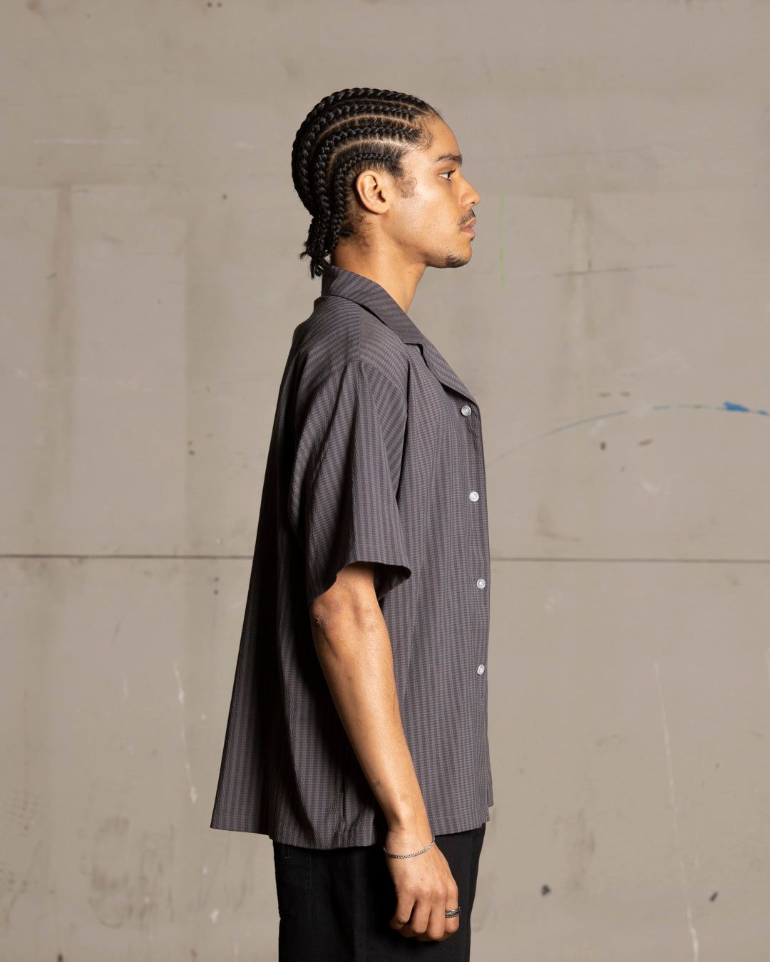 Saint Morta Villa Short Sleeve Shirt Dark Grey sold by Culture Kings product image thumbnail 5