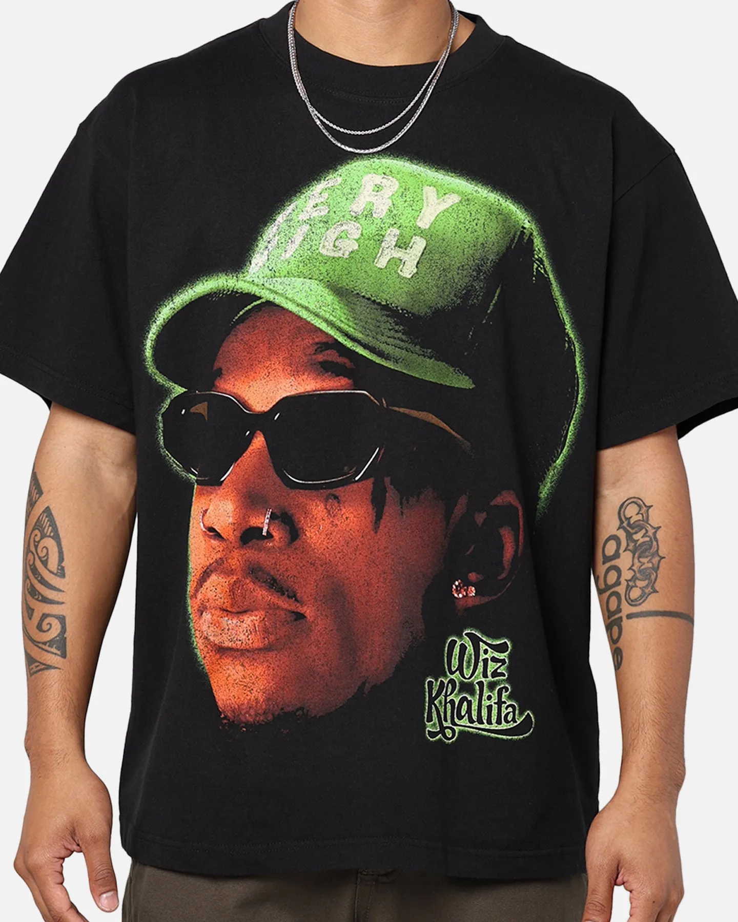 ID Supply Wiz Khalifa Big Head T-Shirt Black sold by Culture Kings product image thumbnail 2