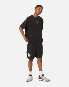 New Era Los Angeles Dodgers Woven Shorts Black sold by Culture Kings