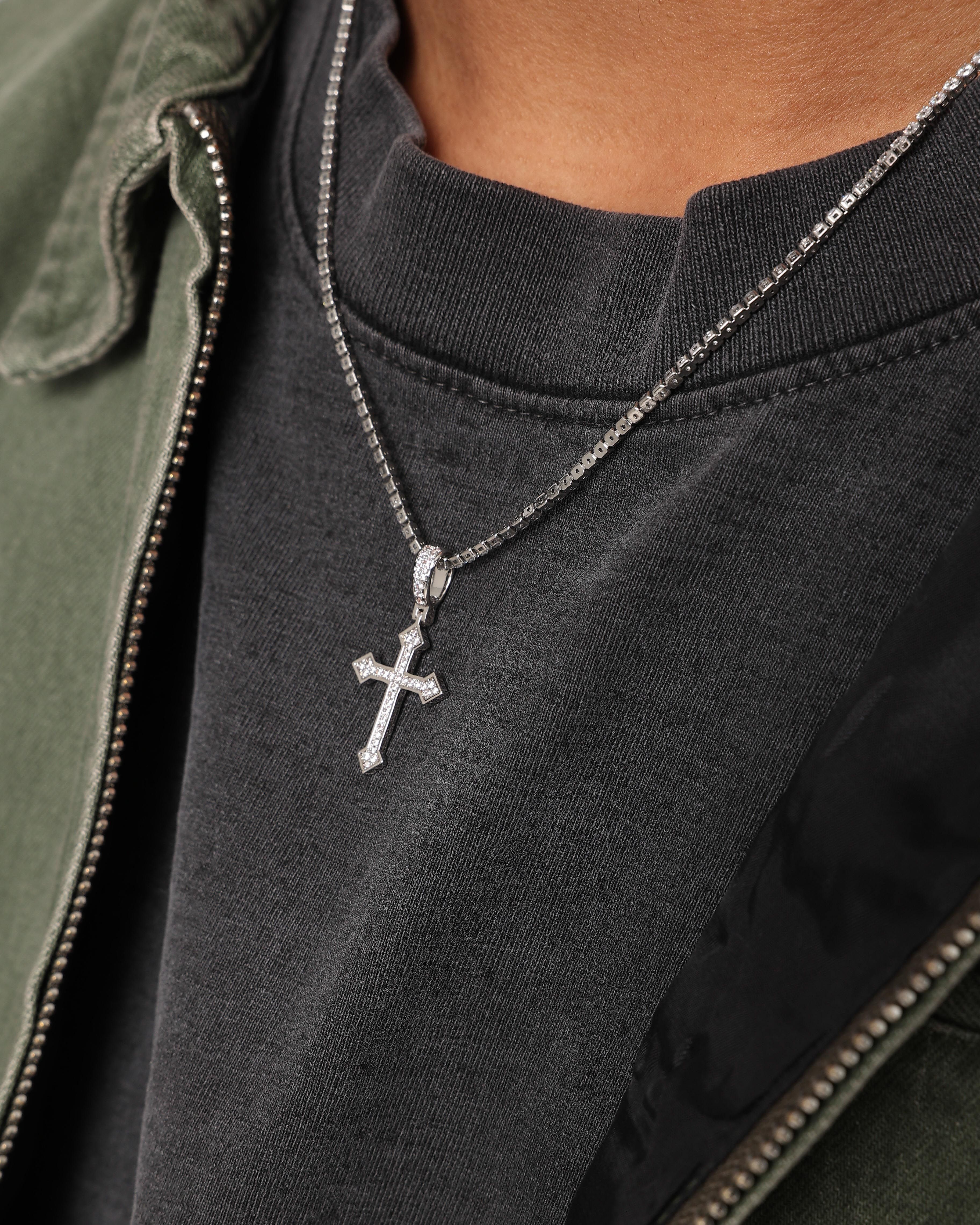 NXS Crusaders Tennis Necklace Iced White Gold sold by Culture Kings product image thumbnail 3