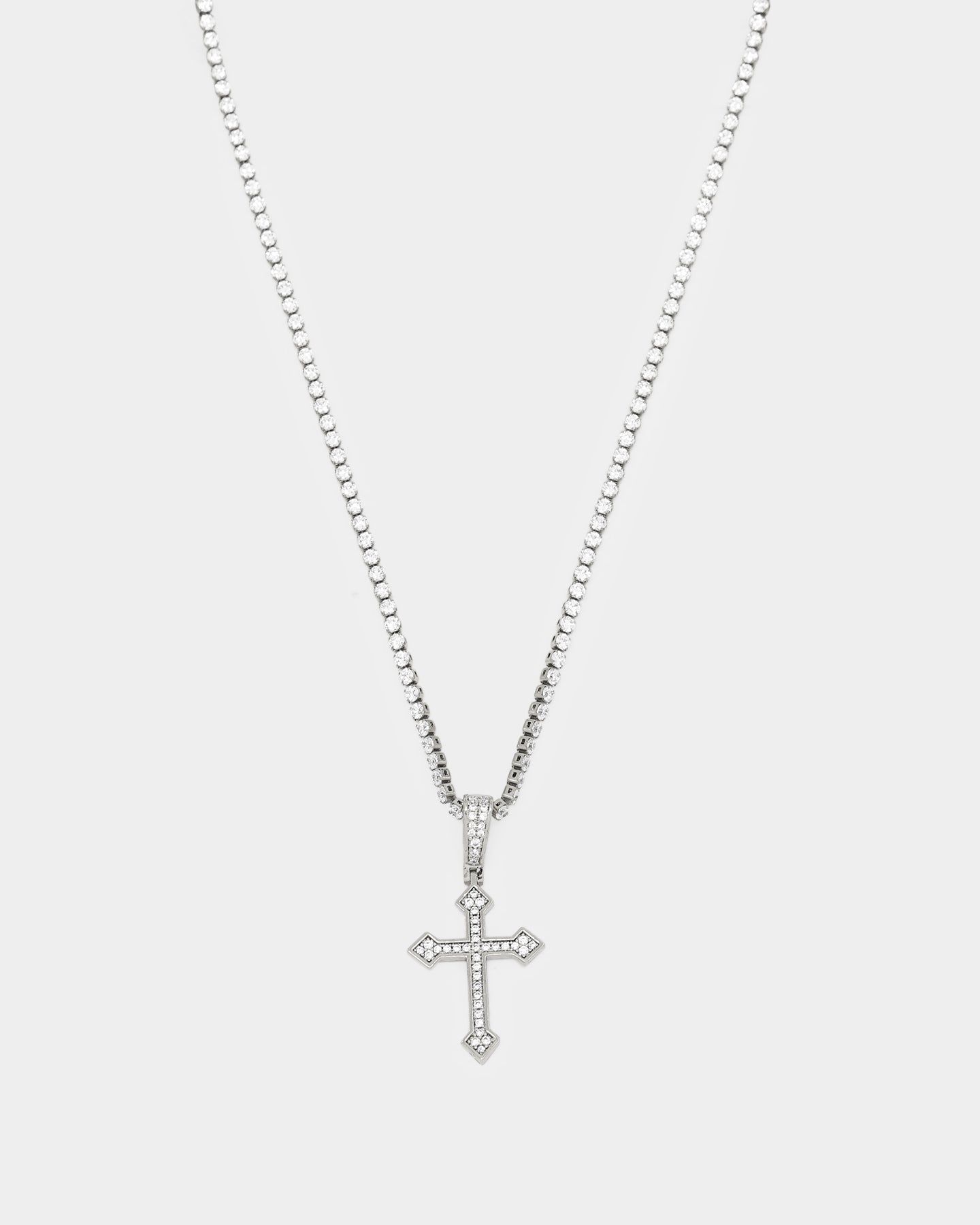 NXS Crusaders Tennis Necklace Iced White Gold sold by Culture Kings product image thumbnail 2
