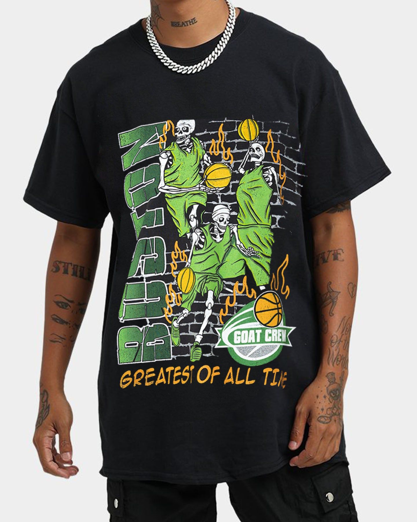 Goat Crew Boston Finals Vintage T-Shirt Washed Black sold by Culture Kings product image thumbnail 3