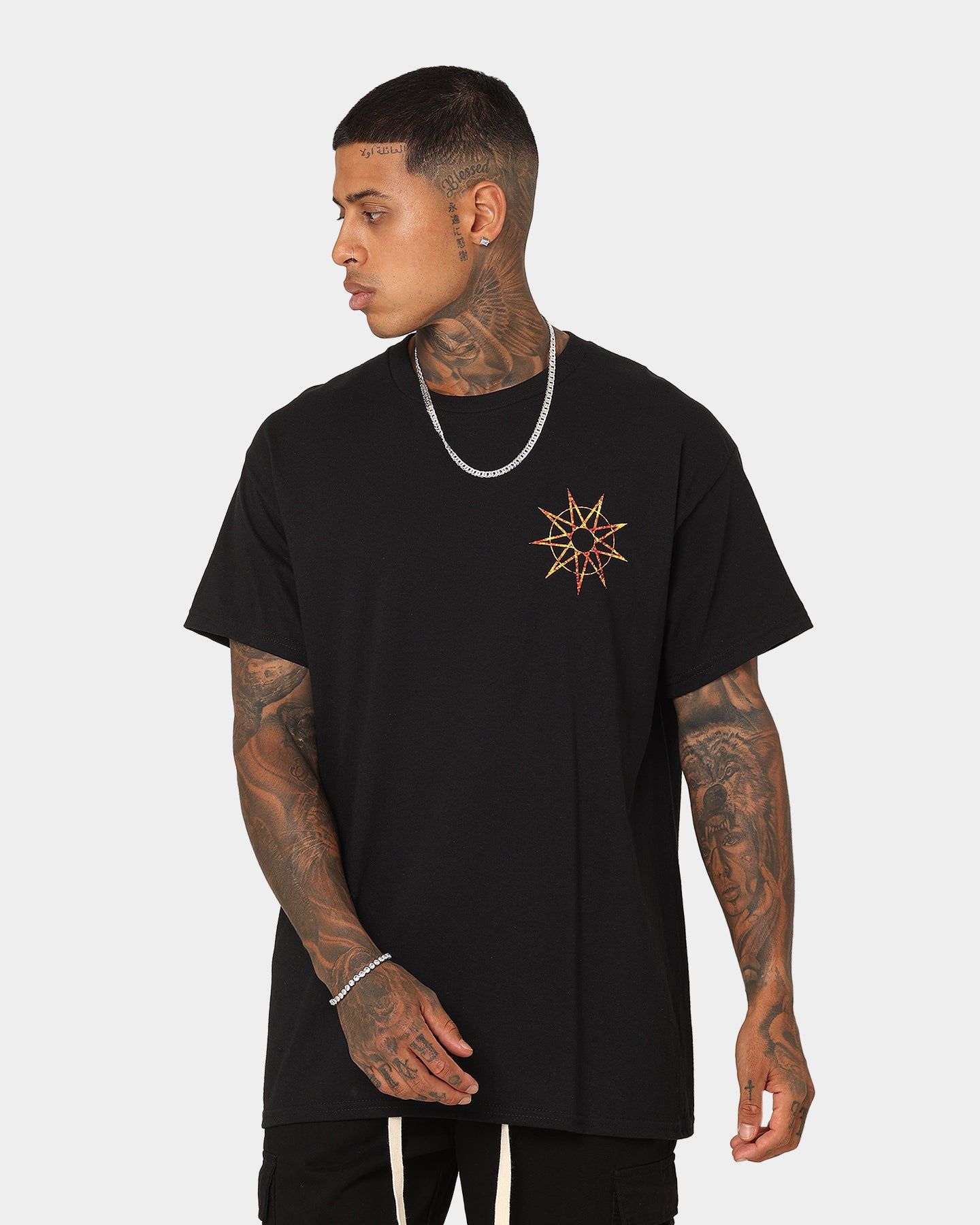 Slipknot Band Photo Flame Logo T-Shirt Black sold by Culture Kings product image thumbnail 7