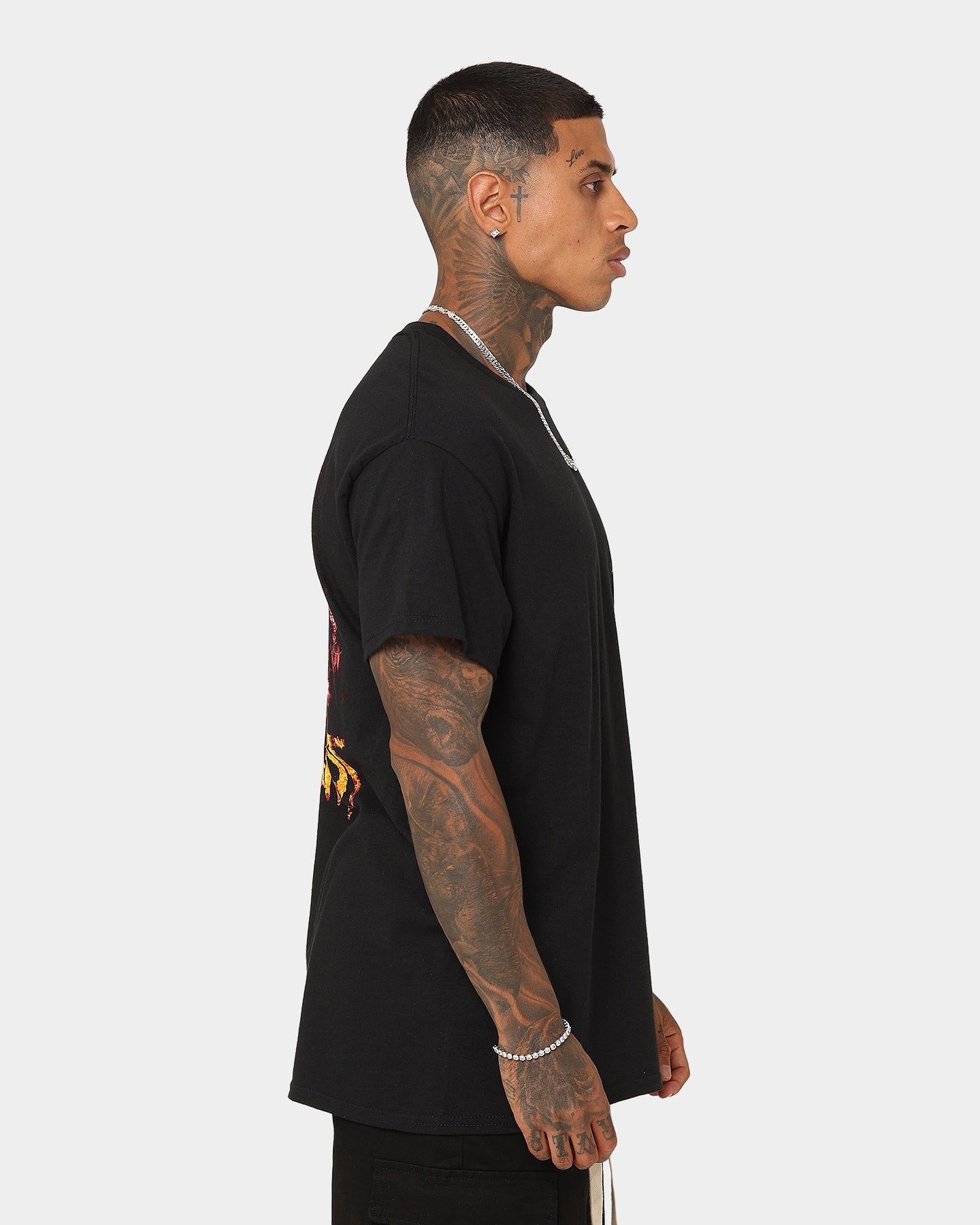 Slipknot Band Photo Flame Logo T-Shirt Black sold by Culture Kings product image thumbnail 6