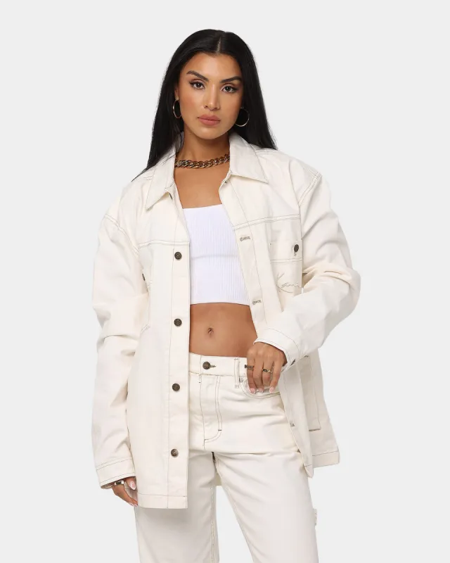 Karl Kani Small Signature Shirt Jacket White sold by Culture Kings