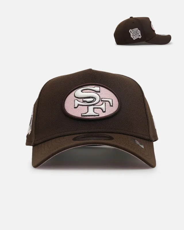 New Era San Francisco 49ers 'Neapolitan 2.0' 9FORTY A-Frame Snapback Brown sold by Culture Kings