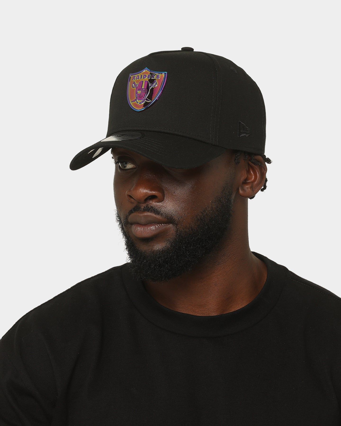 New Era Las Vegas Raiders 'Metal Badge' 9FORTY K-Frame Snapback Black/Iridescent sold by Culture Kings product image thumbnail 2