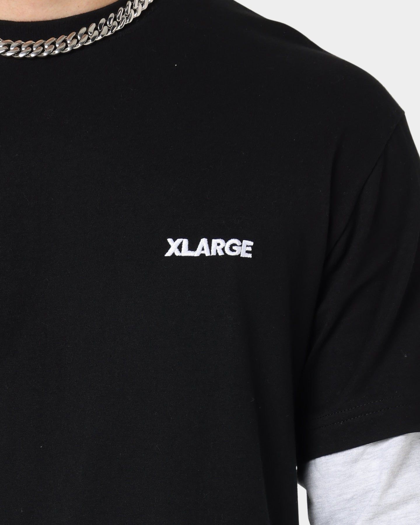 XLARGE 91 Double Long Sleeve T-Shirt Black/Snow Marle sold by Culture Kings product image thumbnail 3