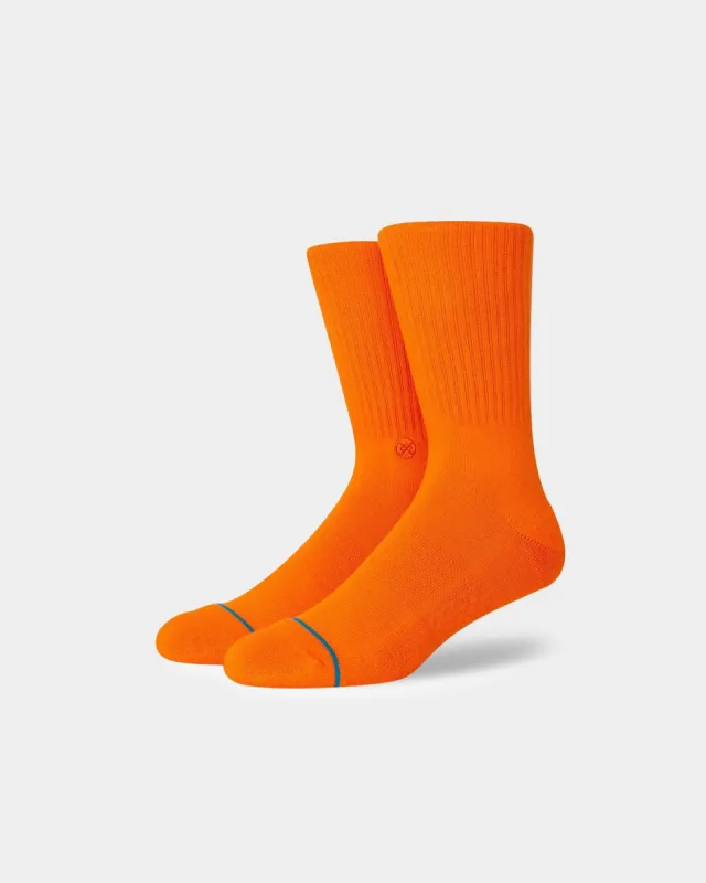 Stance Icon Athletic Socks Orange sold by Culture Kings