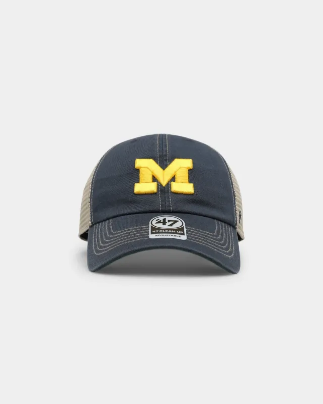 47 Brand Michigan Wolverines Trawler '47 Clean Up Strapback Vintage Navy sold by Culture Kings