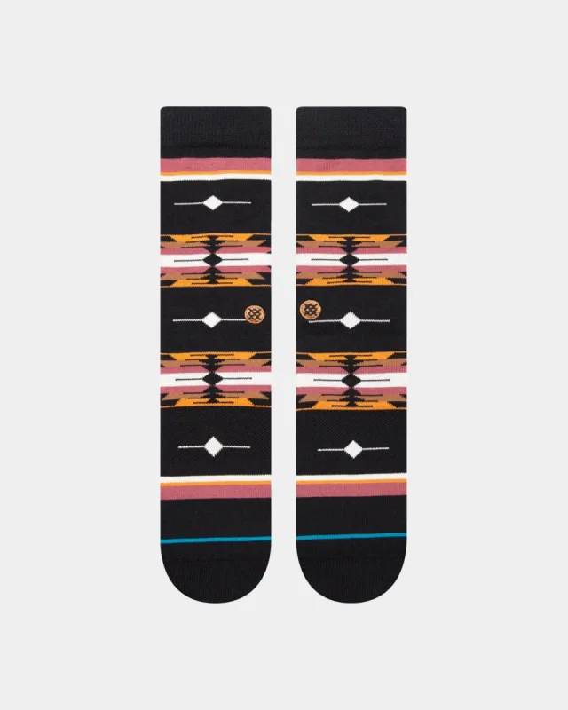 Stance Cloaked Crewcut Socks Washed Black sold by Culture Kings
