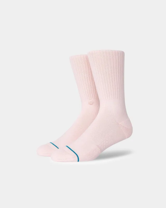 Stance Icon Athletic Socks Pink sold by Culture Kings