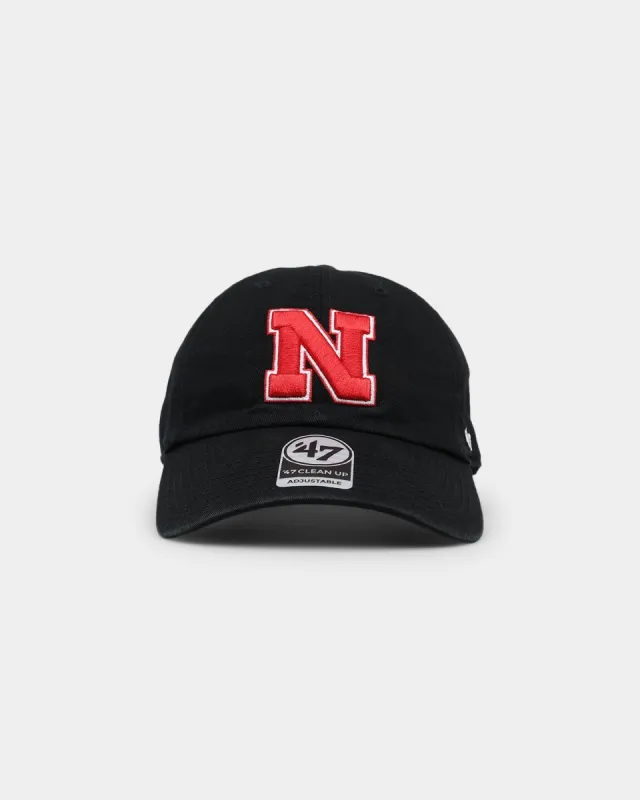 47 Brand Nebraska Cornhuskers '47 Clean Up Strapback Black sold by Culture Kings