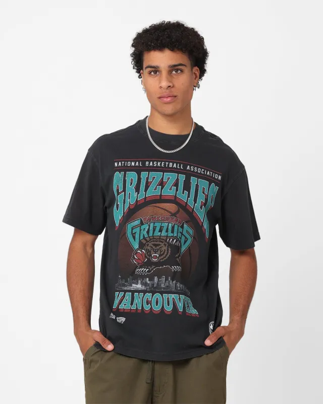 Mitchell & Ness Vancouver Grizzlies Skyline T-Shirt Faded Black sold by Culture Kings