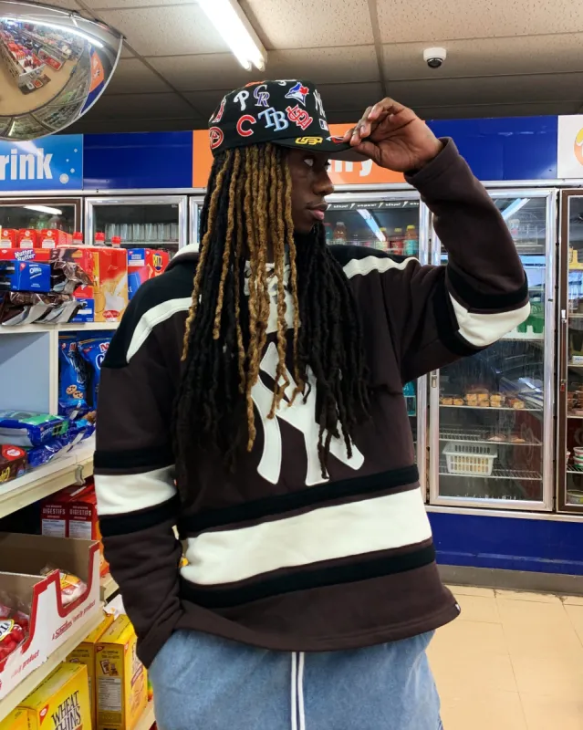 47 Brand New York Yankees Superior Lacer Hoodie Brown sold by Culture Kings